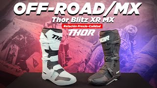 THOR BLITZ XR MX  Bota Off Road Motocross disponible en motomundicl [upl. by Anael]