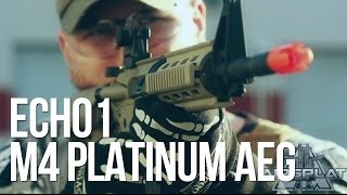 Echo1 Platinum M4 PLT RIS Airsoft Rifle  AirSplat On Demand [upl. by Ameekahs]