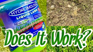 Does Hydro Mousse Liquid Lawn Grass Spray Work [upl. by Berglund]