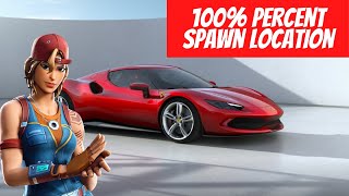 100 Ferrari Spawn Rate  Where to Find a Ferrari in Fortnite BEST place to find a Ferrari [upl. by Arinaid]