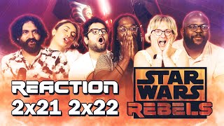 The return of Vader Star Wars Rebels  2x21  2x22  Group Reaction [upl. by Mond]