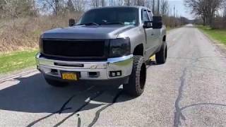 0713 Silverado 12 inch subwoofers under rear seats [upl. by Eikkin612]