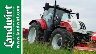 Steyr CVT 6240  landwirtcom [upl. by Nylekcaj]