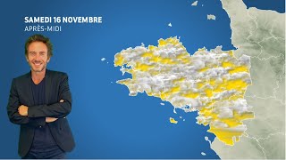 Bulletin météo pour le samedi 16 novembre 2024 [upl. by Enilarak]