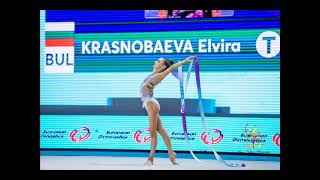 Elvira Krasnobaeva  Ribbon 20222023  Music [upl. by Aloibaf511]