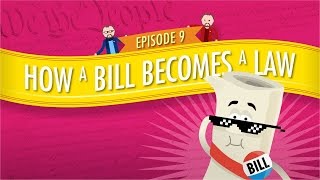 How a Bill Becomes a Law Crash Course Government and Politics 9 [upl. by Tenaj982]