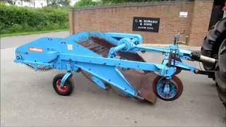 RANSOMES 2 ROW POTATO HARVESTER WALKROUND VIDEO [upl. by Aehsat249]