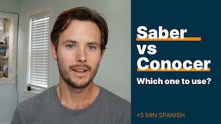 Saber vs Conocer in Spanish understand the difference in 4 minutes [upl. by Lertnom]