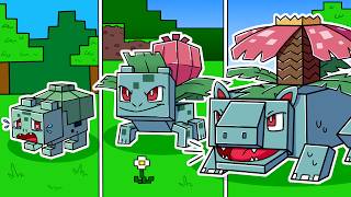 I Survived 100 DAYS as the GRASS POKEMON BULBASAUR in HARDCORE Minecraft [upl. by Naimed]