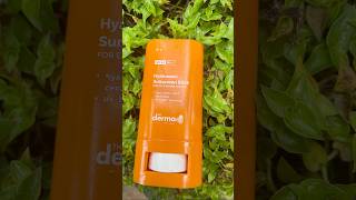 Derma co Hyaluronic sunscreen stick review skincare shorts review dermaco sunscreen trending [upl. by Ennahtur]