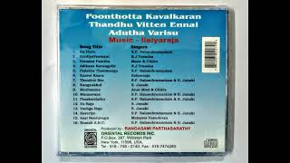 Sindhiya Venmani  Poonthotta Kavalkaran  KJJesudass  PSusheela  Ilayaraaja  Audio CD Song [upl. by Abell]