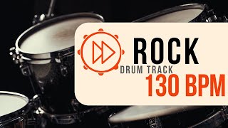 130 BPM  Rock Drum Beat  Backing Track 48 [upl. by Nafri718]