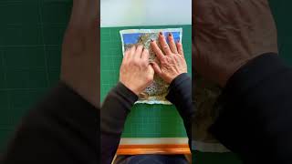 Momigami Japanese Art of Kneading Paper Momigami with hand lotion tutorial diy momigami [upl. by Reifel]