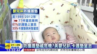 20151203中天新聞 嬰兒床防撞護墊釀窒息 美醫界：勿用 [upl. by Flo]