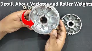 Detail about rollers and variator how to choose correct size and how does it affect performance [upl. by Anaeg387]