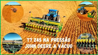 Plantando soja com o T7 e a plantadeira John Deere safra 2425 [upl. by Carlson]