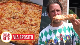 Barstool Pizza Review  Via Sposito Old Bridge NJ [upl. by Cosmo641]