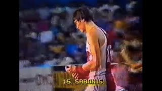 Sabonis vs USA 1983 [upl. by Natek989]