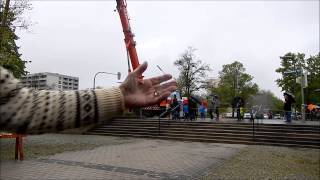 Maibaum aufstellen 2015  StMarkusMünchenNeuaubing am 01052015 [upl. by Uhej]