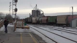 Duo BNSF and GTW CN 568 January 26 2024 [upl. by Faletti614]