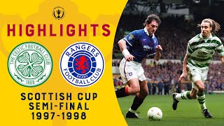 Larsson v Laudrup  Celtic v Rangers  Scottish Cup SemiFinal [upl. by Falito268]