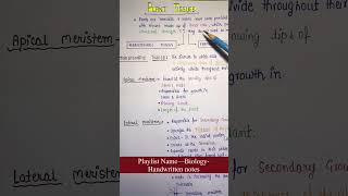 Plant TissuesMeristematic Tissues  Biology  General Science  Lec9  An Aspirant [upl. by Airasor]