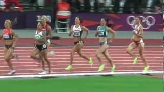 Jess Ennis London Olympics 2012 Heptathlon 800m full race Winning her Gold medal in style [upl. by Mohorva627]