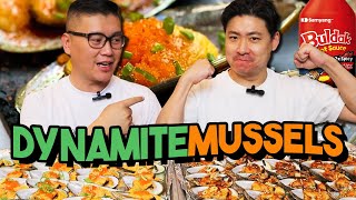 How to make the easiest dynamite mussels recipe  seafood mukbang [upl. by Mikael]