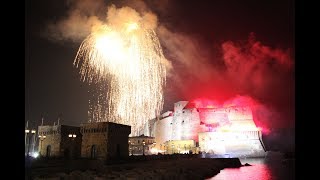 Natale 2018 Napoli Capodanno a Mergellina e Castel Dellovo 2 [upl. by Aicillyhp220]