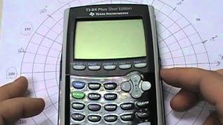 Graphing a polar equation on polar graph paper and a graphing calculator [upl. by Theron112]