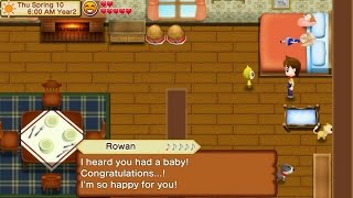 First Child Born  Harvest Moon Seed of Memories [upl. by Menedez]