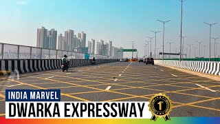 India Infrastructure Marvel Dwarka Expressway  Almost Ready for Full Opening [upl. by Carney]