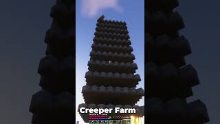 I Made Huge Creeper Farm Gunpowder farm in Minecraft [upl. by Rouvin171]