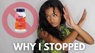 Pantothenic Acid for Acne 3 Month UPDATE  Why I Stopped Taking Pantothenic Acid [upl. by Neale]