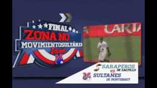 Final zona norte Saraperos de Saltillo vs Sultanes de Monterrey [upl. by Alida291]