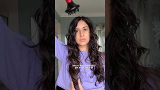 Hair Diffuser Wavy Hair 2B Hair Diffuser Tutorial wavyhair influencer hairstyles [upl. by Marzi]