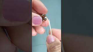 Tutorial Aretes con mostacillas [upl. by Glass]