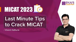 Last Minute Tips to Crack MICAT 2023 Exam  Dos amp Dont for MICAT Exam micat2023 [upl. by Urian378]