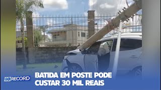 BATIDAS EM POSTES BATIDA EM POSTE PODE CUSTAR 30 MIL REAIS [upl. by Borg]