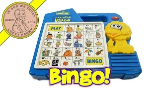 Sesame Street Big Bird Talking Bingo Kids Toy [upl. by Adanar477]