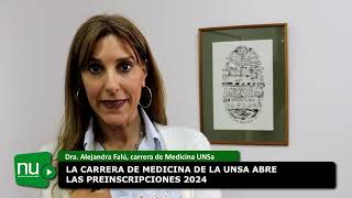 La carrera de Medicina de la UNSa abre las preinscripciones 2024 [upl. by Mimi522]