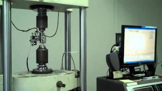 Tensile Testing a Stainless Steel Tensile Specimen [upl. by Shiau778]