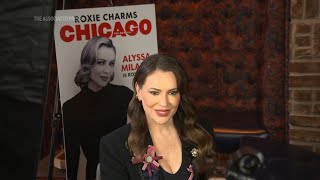 Alyssa Milano previews her Broadway debut in Chicago [upl. by Toback449]