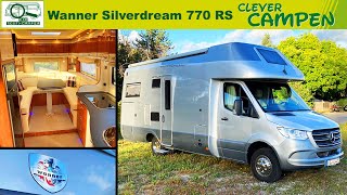 Wanner Silverdream 770 RS Was kann der MonocoqueExot aus Schwaben  TestReview  Clever Campen [upl. by Nolaf]