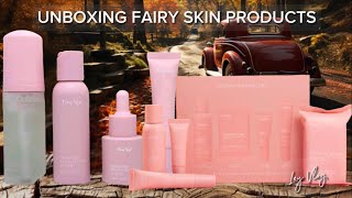 UNBOXING FAIRY SKIN PRODUCTS  FAIRY SKIN PREMIUM SET  FAIRY SKIN DERMA FACIAL SET  LEY VLOG [upl. by Ellerahs]