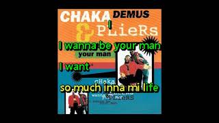 Chaka Demus amp Pliers  I Wanna Be Your Man • Karaoke [upl. by Pohsib]