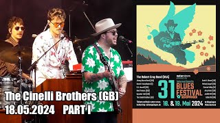 🇪🇺 🇩🇪 The Cinelli Brothers GB 31th International Blues Festival Schöppingen Germany 18 Mai 2024 [upl. by Chobot]