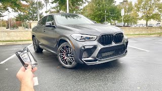 2023 BMW X6 M Competition Start Up Exhaust Test Drive POV and Review [upl. by Anilra]