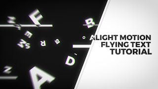 Floating  Flying Text Animation On Alight Motion ✨   Alight Motion Tutorial [upl. by Tanaka]