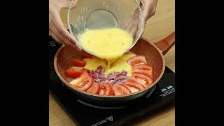 If you have tomatoes eggs and one onion try this easy simple and tasty recipe [upl. by Zavras]